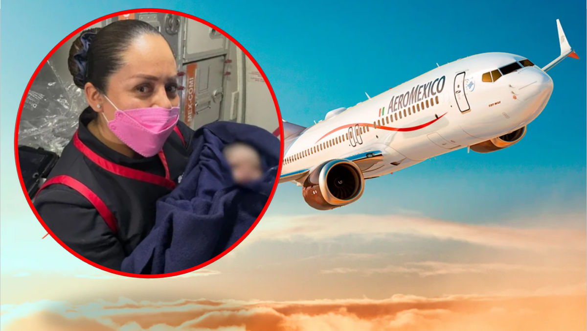 Nace bebé en pleno vuelo, entre los pasajeros había una doctora